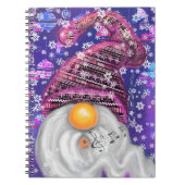 Cahier Cadeau de Noël Gnome Joyeux (Devant)