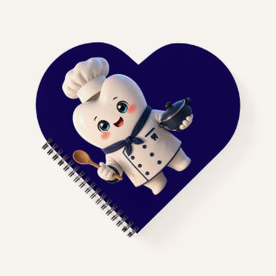 Cahier Cadeau Dentiste Coeur Personnage Dent Migno