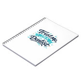 Cahier cadeau drôle pour médecin (Côté gauche)