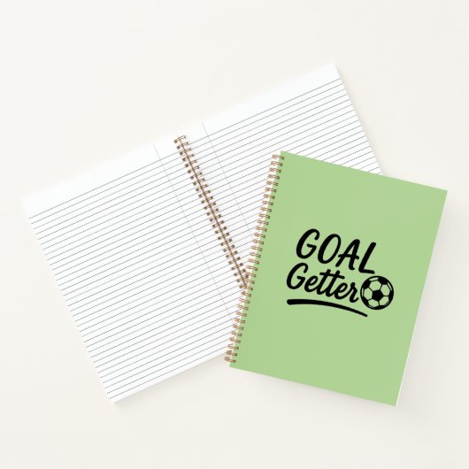Cahier Cadeau 'Goal Getter' Champ Vert Vibrant (Intérieur)