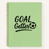 Cahier Cadeau 'Goal Getter' Champ Vert Vibrant (Devant)