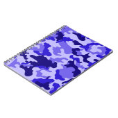 Cahier camouflage bleu océan (Côté gauche)