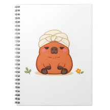 Cahier Capybara Serviette de Spa Turban Mignon