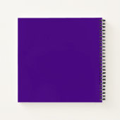 Cahier carré micro rétro jazz (Dos)