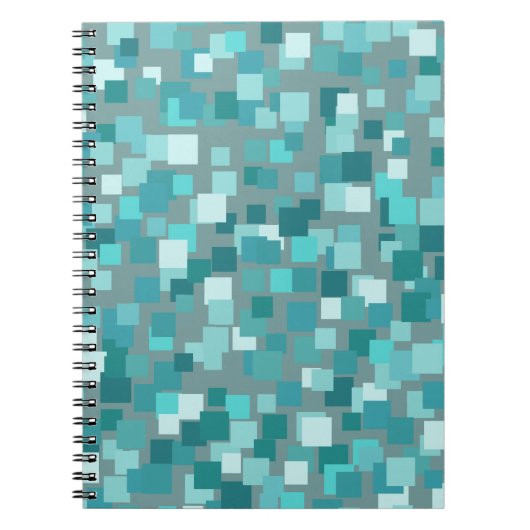 Cahier Carrés Sarcelle (Devant)