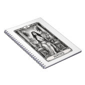 Cahier - Carte de Tarot Justice (Côté Droit)