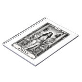 Cahier - Carte de Tarot Justice (Côté gauche)