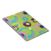 Cahier Cercles Verts Funky (Côté Droit)