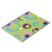 Cahier Cercles Verts Funky (Côté gauche)