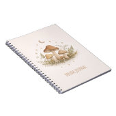 Cahier Champignon Cottagecore – Esthétique Fée (Côté Droit)
