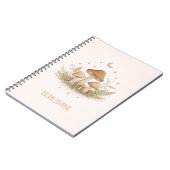 Cahier Champignon Cottagecore – Esthétique Fée (Côté gauche)