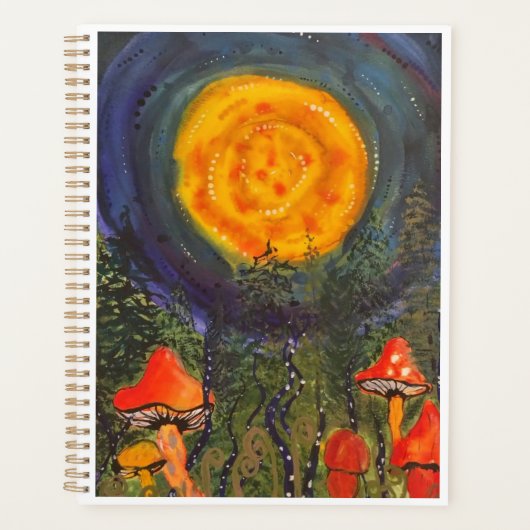 Cahier Champignons au Clair de Lune (Devant)
