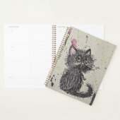 Cahier Chat Effrayant (Devant avec enveloppe)