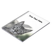 Cahier Chat Mignon et Surpris avec des Lunettes (Côté gauche)