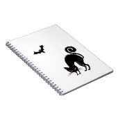 Cahier - Chat Noir Effrayé (Côté Droit)