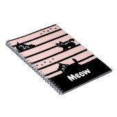 Cahier Chat Noir Mignon (Côté Droit)