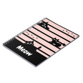 Cahier Chat Noir Mignon (Côté gauche)