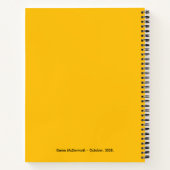 Cahier Chat Orange (Dos)