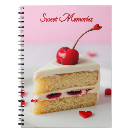 Cahier Cherry Ontop Souvenirs Sucrés (Devant)