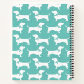 Cahier chiot teckel chien saucisse (Dos)