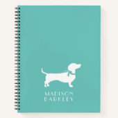 Cahier chiot teckel chien saucisse (Devant)