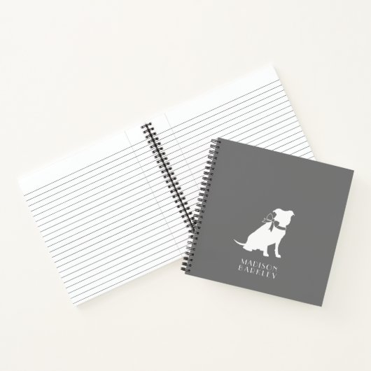 Cahier Chiots Pit Bull Dog Pitbull (Intérieur)
