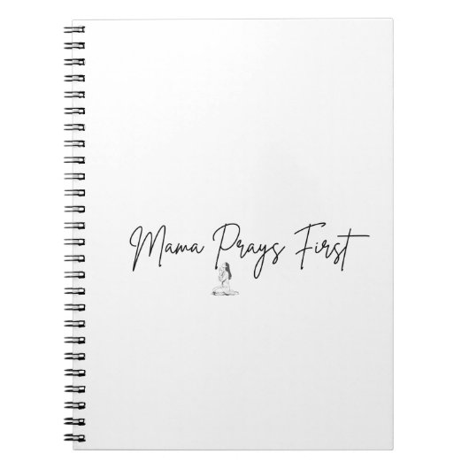 Cahier chrétien maman prie d'abord (Devant)