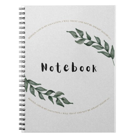 Cahier chrétien pour le journaling biblique (Devant)