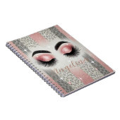 Cahier Cils Rose Pailletés (Côté Droit)