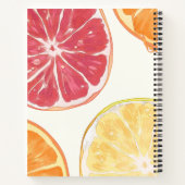 Cahier Citron Esthétique | Journal à Nom Personnal (Dos)