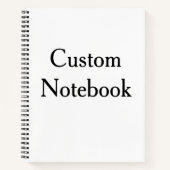Cahier Classique 21,59 cm x 27,94 cm (Devant)