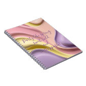 Cahier classique au graphisme élégant (Côté Droit)