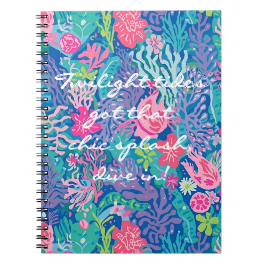 Cahier classique au graphisme élégant (Devant)