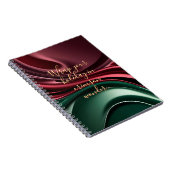 Cahier classique dans un graphique élégant (Côté Droit)