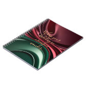 Cahier classique dans un graphique élégant (Côté gauche)