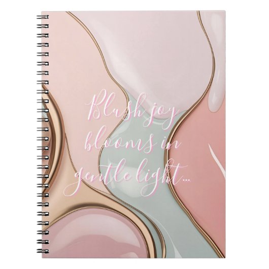 Cahier classique dans un graphique élégant (Devant)