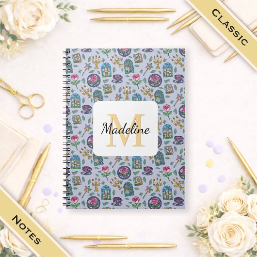 Cahier Classique Personnalisé La Belle et la Bête