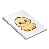 Cahier Classique Spirale Bébé Canard Mignon (Côté Droit)