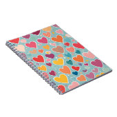 Cahier Cœur Coloré – Cool & Romantique (Côté Droit)