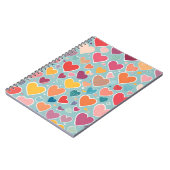 Cahier Cœur Coloré – Cool & Romantique (Côté gauche)