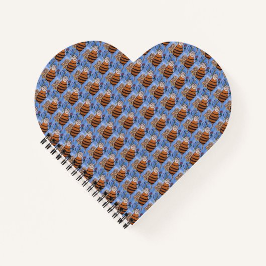 Cahier Coeur d'Abeilles à Miel (Devant)