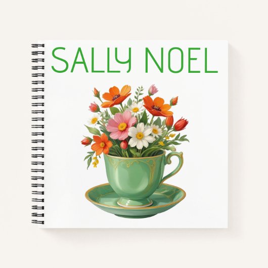 Cahier coloré personnalisé (Devant)