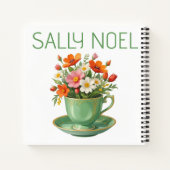 Cahier coloré personnalisé mignon (Dos)