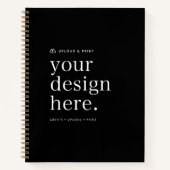 Cahier | Conception de cahiers à spirale DIY à tél (Devant)