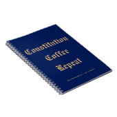 Cahier Constitution Classique Bleu Loi Étudiant (Côté Droit)