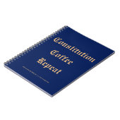 Cahier Constitution Classique Bleu Loi Étudiant (Côté gauche)
