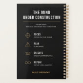 Cahier Construit Différemment | Motivation Minimal (Dos)