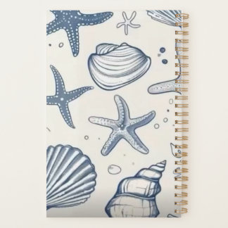 Cahier coquillage et océan 