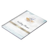Cahier Coquillages aquarelle, mer (Côté gauche)