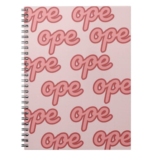 Cahier Corail Drôle Ope Midwest (Devant)